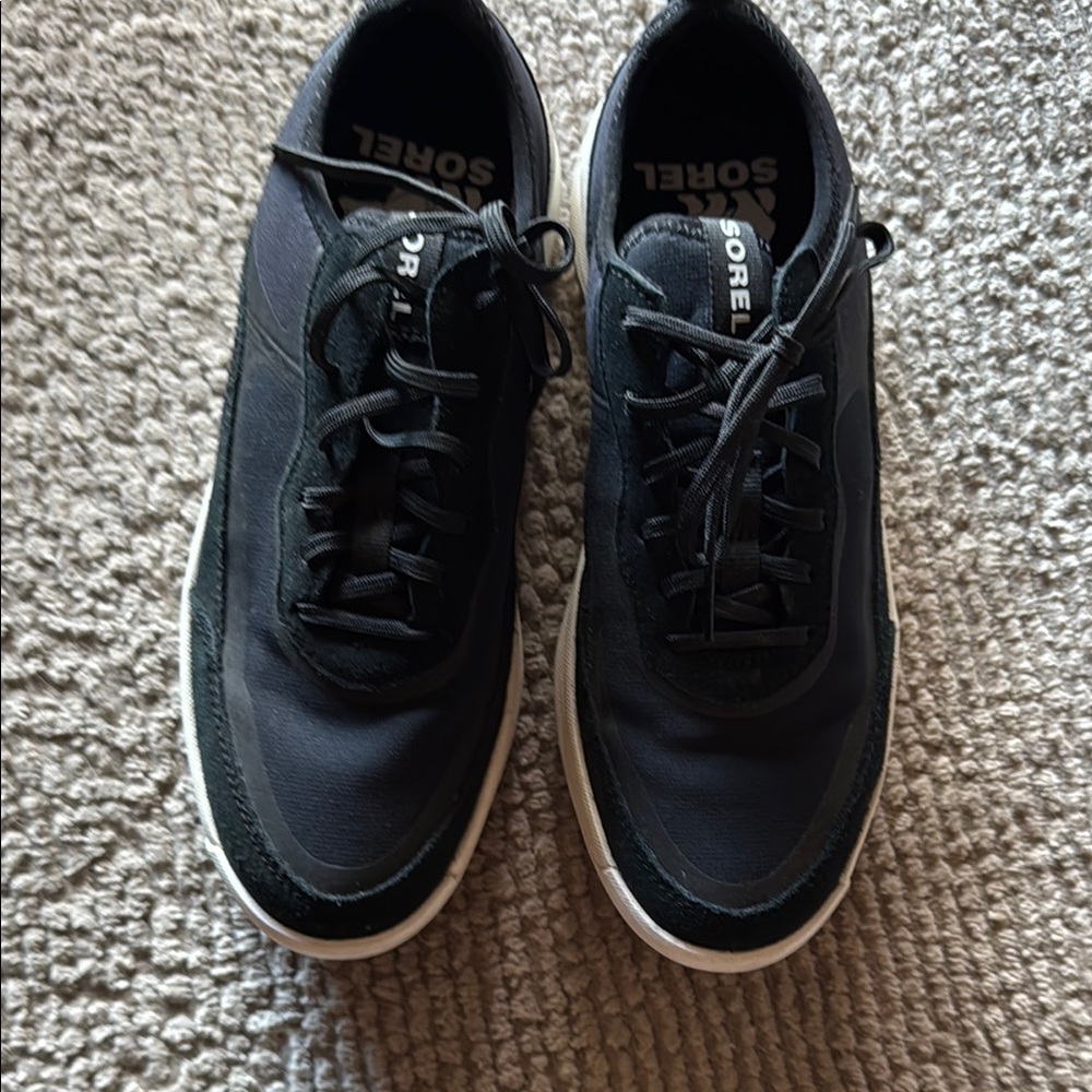 Sorel Black Sneakers with Sleek Design and Durable Sole